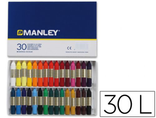 Lapis cera manley 30 cores , Manley , 4481 , 8414326000774